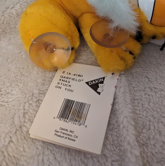 Vintage 1981 Garfield Bah HumBug! Stuck On You Plush - Picture 4 of 10